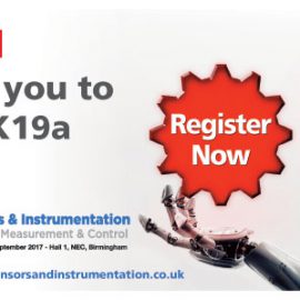 Sensors & Instrumentation Show, NEC, Birmingham on 26th & 27th September